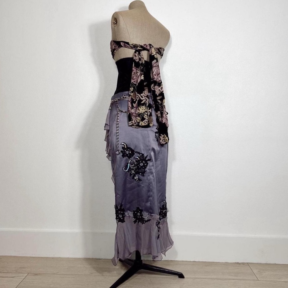 Vintage rare mandalay skirt purple - Picture 2 of 5